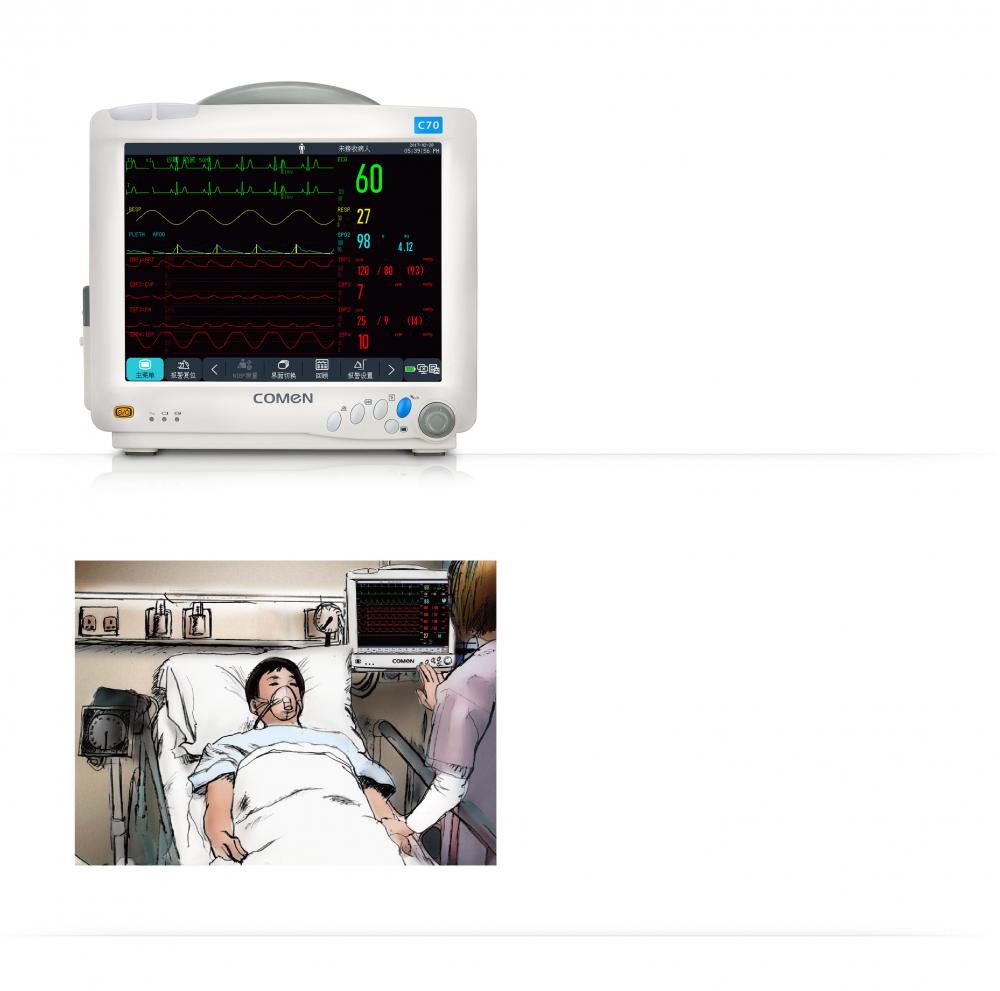 科曼C70插件式監(jiān)護(hù)儀